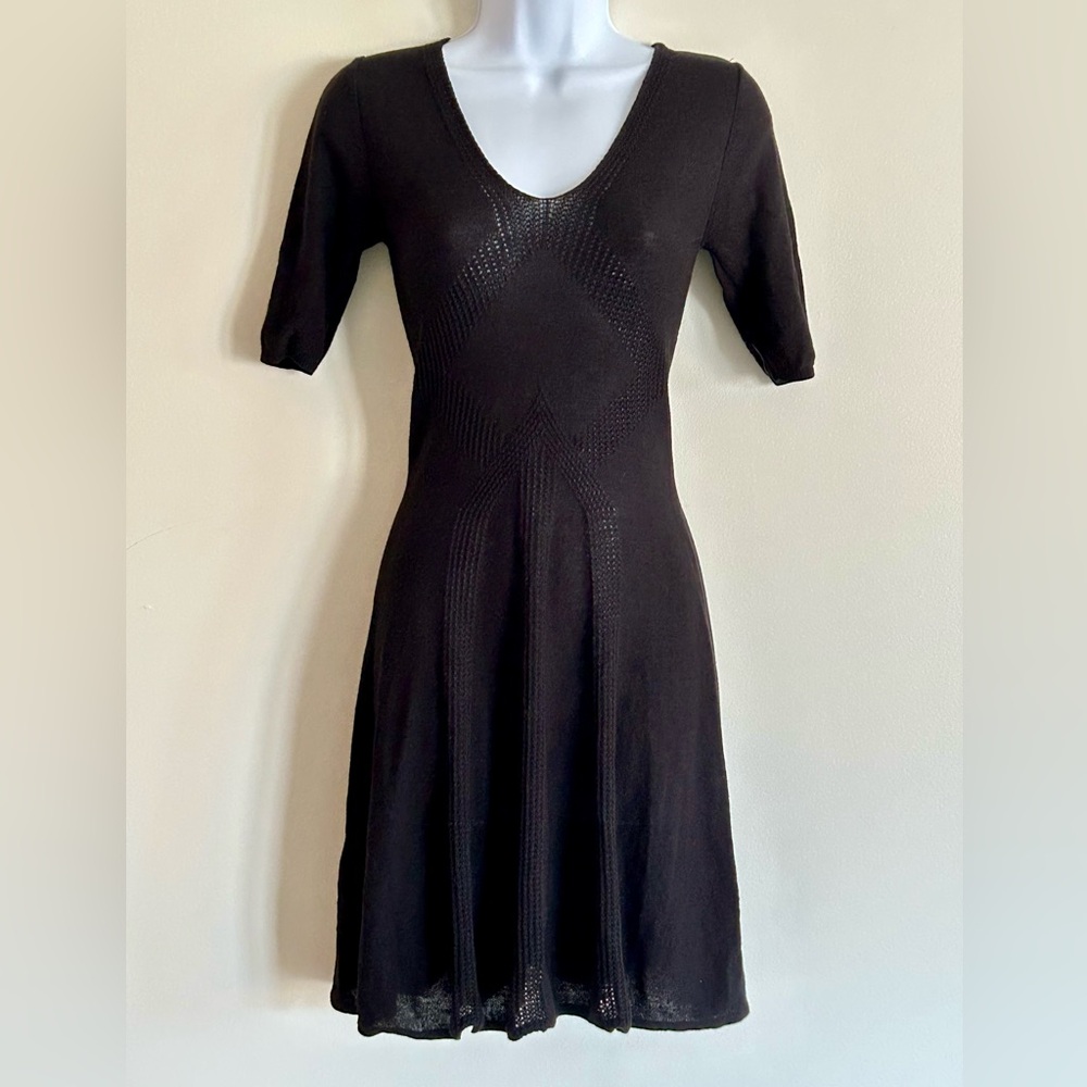 MAX STUDIO Black Knit Dress / XS